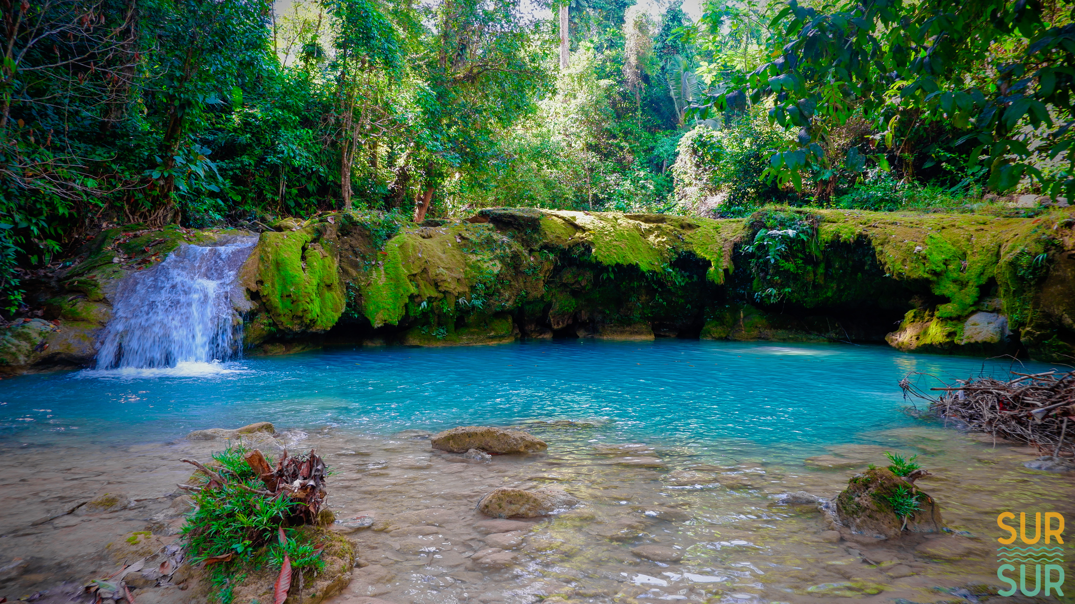 <b class="font-bara"><i class="bi bi-geo-fill h4"></i> SIMOWAO FALLS</b> <br/>Sitio Simowao, Barangay Diatagon, Lianga, Surigao del Sur
